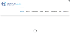 Desktop Screenshot of dawsonjames.com